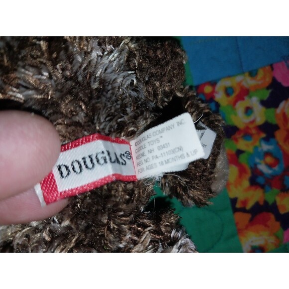 Douglas Soft & Cuddly Dark Brown Moose Plush 9" - Picture 4 of 5